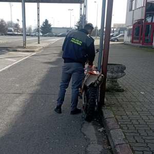 Motocicletă furată din Belgia, oprită în PTF Petea