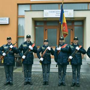 O nouă serie de elevi a Şcolii de Pregătire a Agenților Poliției de Frontieră ”Avram Iancu” Oradea a depus jurământului militar
