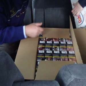 Peste 64.000 de țigarete descoperite ascunse într-un autoturism, în P.T.F. Calafat