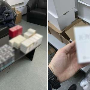 Bunuri descoperite de polițiștii de frontieră giurgiuveni susceptibile a fi contrafăcute