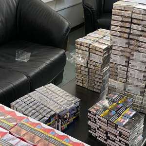 15.000 țigarete descoperite de polițiștii de frontieră giurgiuveni