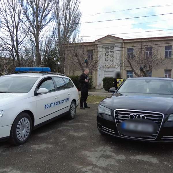 Autoturism de lux căutat de autorităţile din Germania,  descoperit de poliţiştii de frontieră constănţeni