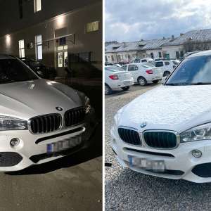 BMW X5 căutat de autoritățile din Cehia, găsit în Sighet