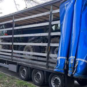 Utilaje agricole estimate la o valoare  de peste 700.000 de lei, căutate de autorităţile germane și belgiene, descoperite la Borș II, la scurt timp de la emiterea alertelor