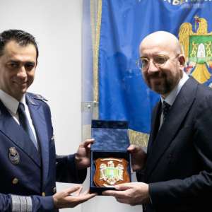 Vizita Excelenței Sale, domnul Charles Michael, Preşedintele Consiliului European, la sediul Poliţia de Frontieră Română