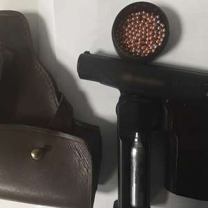 Pistol cu gaze MAKAROV și 269 proiectile, descoperite asupra unui cetățean ucrainean în PTF Isaccea