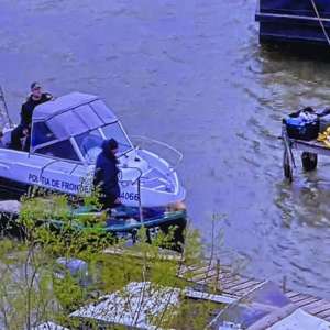 Doi cetățeni ucraineni depistați de polițiștii de frontieră în timp ce pescuiau ilegal cu o ambarcațiune aproape de malul românesc al brațului Chilia