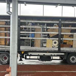 Deşeuri constând în panouri  fotovoltaice, oprite la Borș II