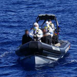 Misiuni de căutare şi salvare ale poliţiştii de frontieră români  în apele Marii Mediterane