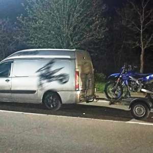 Motocicletă MotoCross semnalată furată în Italia, descoperită la P.T.F. Albița