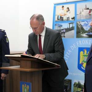 Vizita ministrului federal de interne al Austriei, domnul Gerhard KARNER, la Inspectoratul General al Poliţiei de Frontieră
