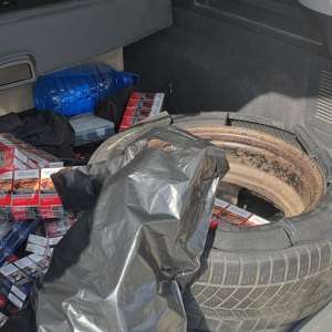 Amendă de 6000 de lei achitată pe loc pentru țigări ilegale în valoare de 1900 lei