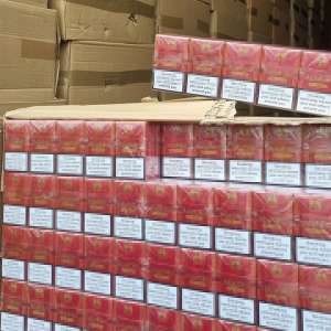 Captură impresionantă de ţigări de contrabandă, în valoare de peste 3 milioane de lei, descoperită într-un camion cu varză la P.T.F. Giurgiu