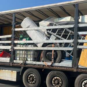 18 tone deșeuri oprite la frontieră de poliţiştii de  la P.T.F Borș II