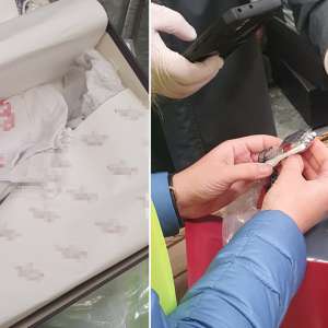 Aproximativ trei tone de bunuri susceptibile a fi contrafăcute sosite din China, confiscate pe Aeroportul Henri Coandă-Otopeni