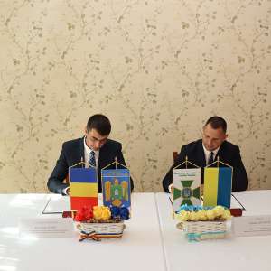 Sedinta de lucru a sefilor structurilor teritoriale ale Poliţiei de Frontieră din Romania si Ucraina