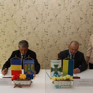 Sedinta de lucru a sefilor structurilor teritoriale ale Poliţiei de Frontieră din Romania si Ucraina