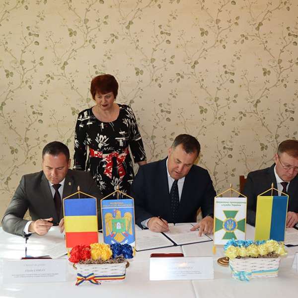 Ședinta de lucru a șefilor structurilor teritoriale ale Poliţiei de Frontieră din România si Ucraina