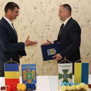 Sedinta de lucru a sefilor structurilor teritoriale ale Poliţiei de Frontieră din Romania si Ucraina