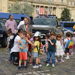 Poliția de Frontieră Română, la Ziua Porților Deschise pentru copii la Ministerul Afacerilor Interne
