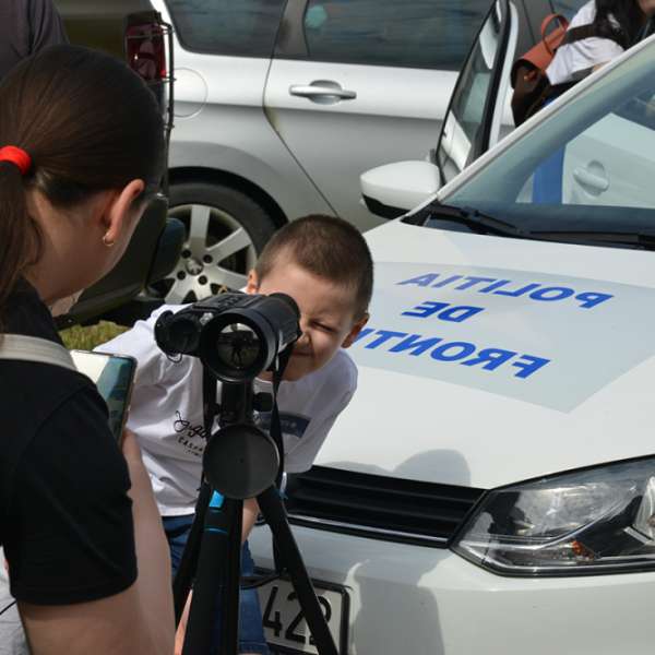 Poliția de Frontieră Română, la Ziua Porților Deschise pentru copii la Ministerul Afacerilor Interne