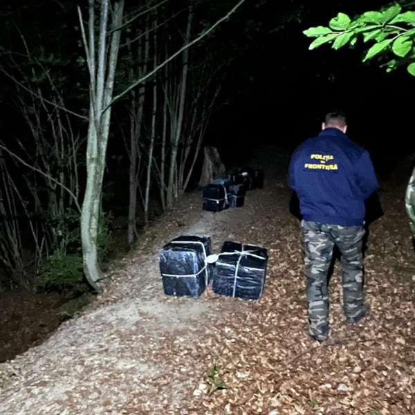 Țigări în valoare de 87.500 lei confiscate la frontiera de nord