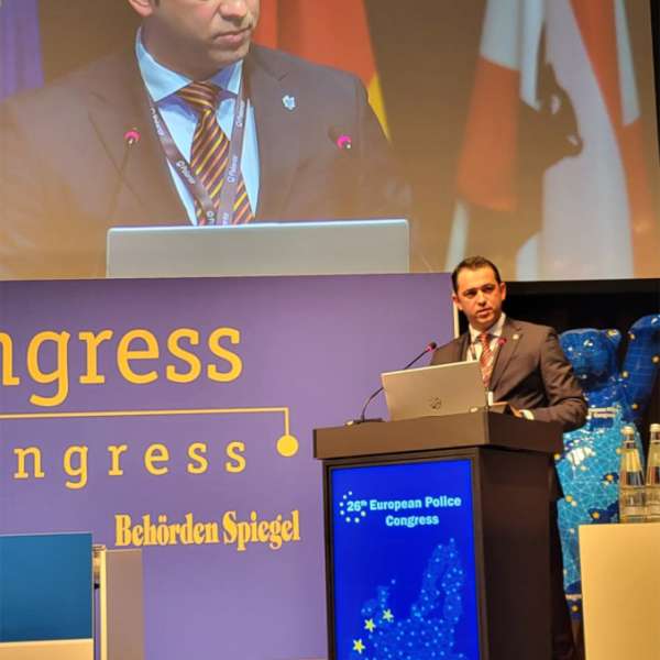 The participation of the general inspector of the Romanian Border Police at the European Police Congress in Berlin