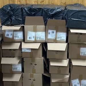 100.000 de țigarete în valoare de 120.000 lei, descoperite de polițiștii de frontieră în PTF Vama Veche 