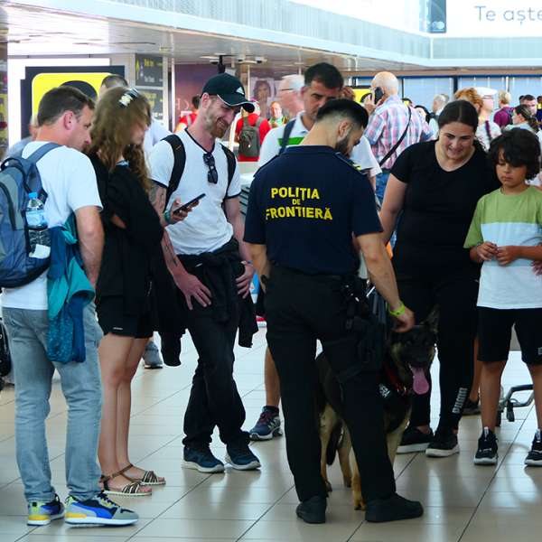 Acţiuni preventive în sistem integrat derulate în Aeroportul Henri Coandă
