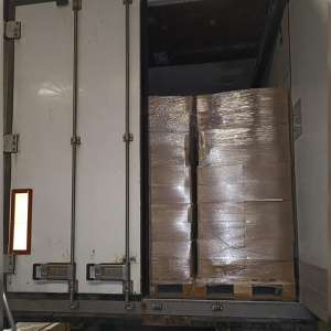 Captura impresionantă de ţigarete descoperită într-un camion în PTF Negru Vodă