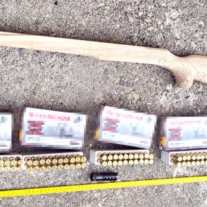 Cartușe pentru armă de vânătoare și dispozitiv tip amortizor descoperite într-o mașină