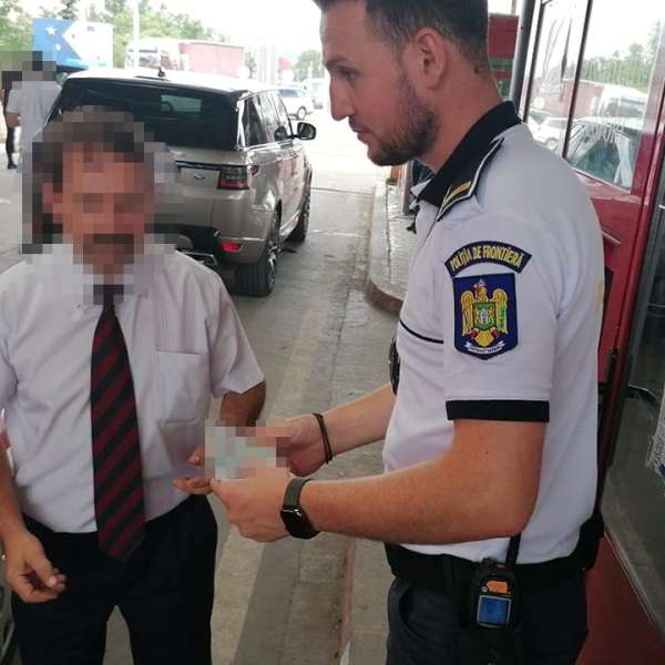 Tentativă de trecere frauduloasă a frontierei, eșuată