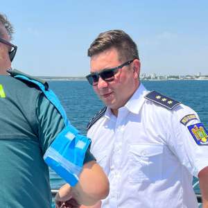 Întâlnire de lucru între inspectorul general al Poliţiei de Frontieră şi directorul executiv adjunct al Frontex, în cadrul unui exerciţiu de căutare şi salvare la Marea Neagră
