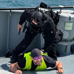 Întâlnire de lucru între inspectorul general al Poliţiei de Frontieră şi directorul executiv adjunct al Frontex, în cadrul unui exerciţiu de căutare şi salvare la Marea Neagră