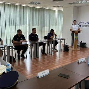 Întâlnire de lucru între inspectorul general al Poliţiei de Frontieră şi directorul executiv adjunct al Frontex, în cadrul unui exerciţiu de căutare şi salvare la Marea Neagră