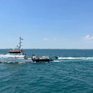 Întâlnire de lucru între inspectorul general al Poliţiei de Frontieră şi directorul executiv adjunct al Frontex, în cadrul unui exerciţiu de căutare şi salvare la Marea Neagră