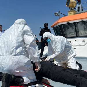 Work meeting between the General Inspector of the Romanian Border Police and Frontex Deputy Executive Director, during a Search and Rescue exercise in the Black Sea