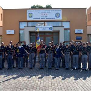 O nouă serie de elevi a depus jurământul militar la Şcoala ”Avram Iancu” Oradea