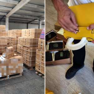 Bunuri susceptibile a fi contrafăcute în valoare de 5.000.000 lei, descoperite de poliţiştii de frontieră din cadrul Gărzii de Coastă