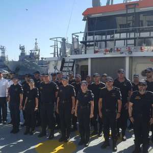 Echipajul navei maritime  de supraveghere MAI 1107 a Gărzii de Coastă a ajuns acasă după o misiune  în Mediterană. Peste 580 de persoane aflate în pericol, salvate