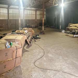 Home searches in a criminal case concerning 64 shipments containing more than 328 tons of unprocessed tobacco