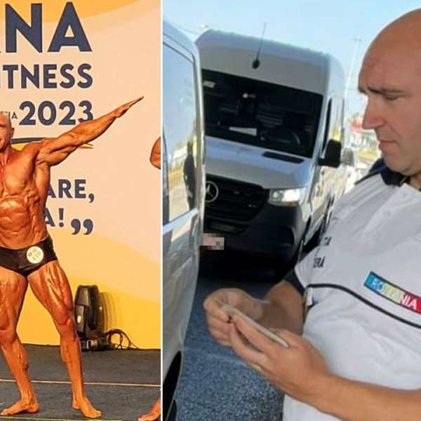 Polițist de frontieră timișean cu patru titluri de campion naţional la culturism