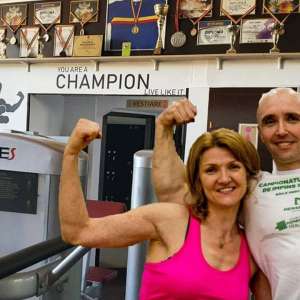 Polițist de frontieră timișean cu patru titluri de campion naţional la culturism