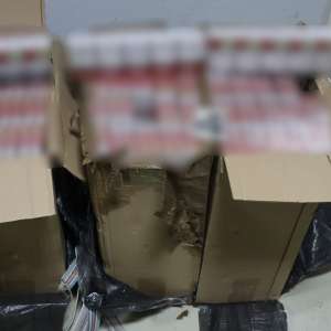 Ţigări de contrabandă reţinute de polițiștii de frontieră