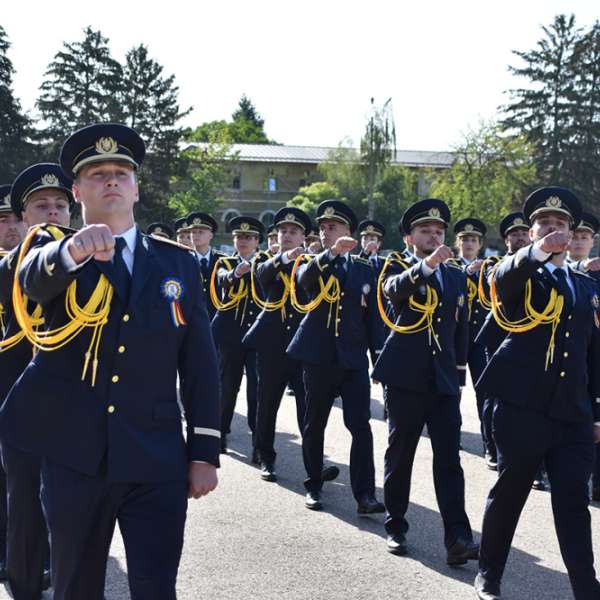 Depunerea jurământului militar sau jurământul de credință la Academia de Poliție „Alexandru Ioan Cuza”