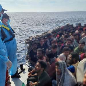 A new rescue mission in the waters of the Mediterranean Sea successfully completed by the Romanian border police