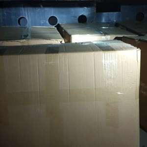 180 kg de tutun ascunse în lăzile de depozitare de sub remorca unui camion, descoperite în P.T.F. Negru Vodă