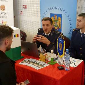 Poliția de Frontieră prezentă la evenimentul Cafeneaua cu Joburi