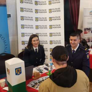 Poliția de Frontieră prezentă la evenimentul Cafeneaua cu Joburi