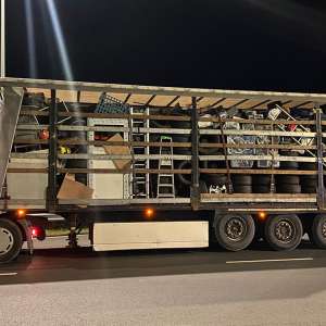 Peste 36 de tone deşeuri oprite la intrarea în țară